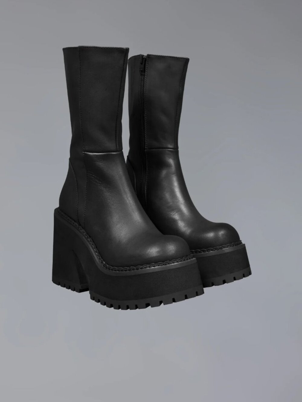 Parker Platform Boot - 8 - Black